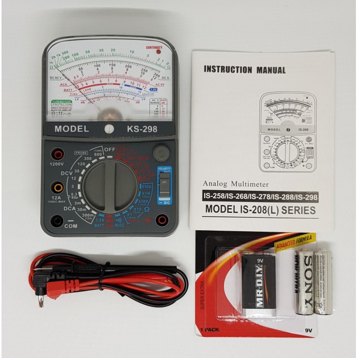 HIGH PERFORMANCE ANALOG MULTIMETER / ANALOG MULTITESTER / VOM METER