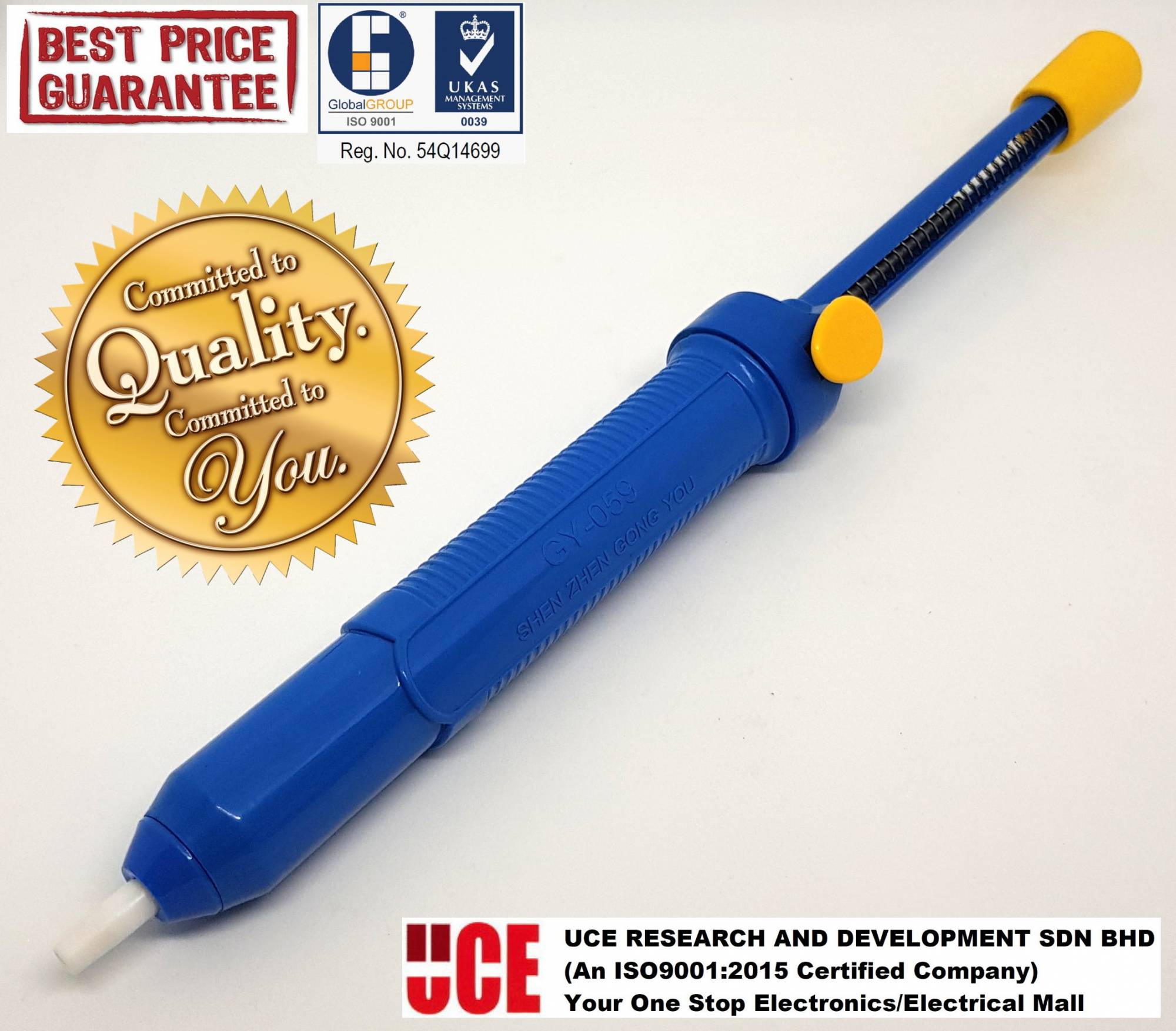 POWERFUL DESOLDERING PUMP SOLDER SUCKER, LARGE SIZE