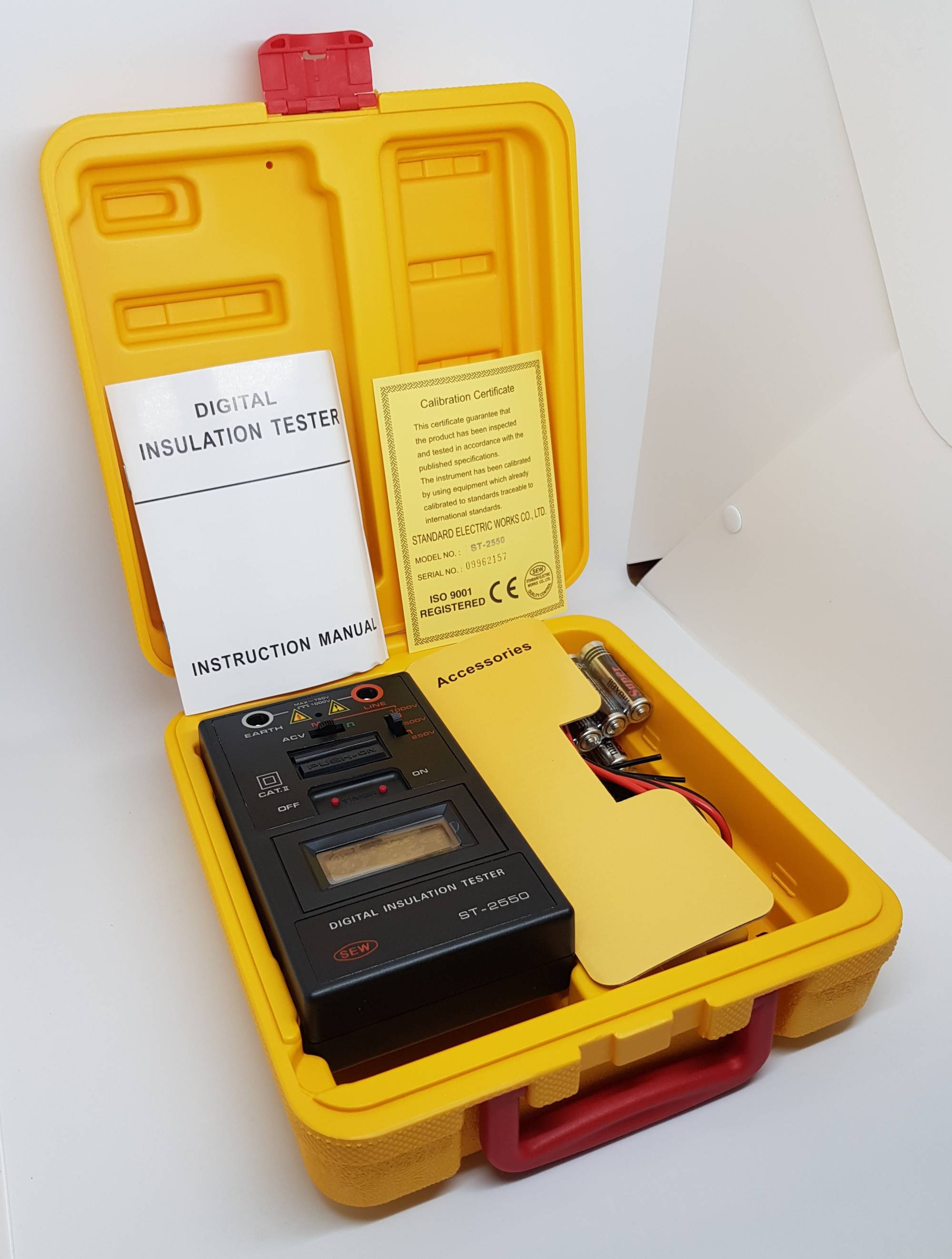 DIGITAL INSULATION TESTER, BELOW 1kV, ST-2550