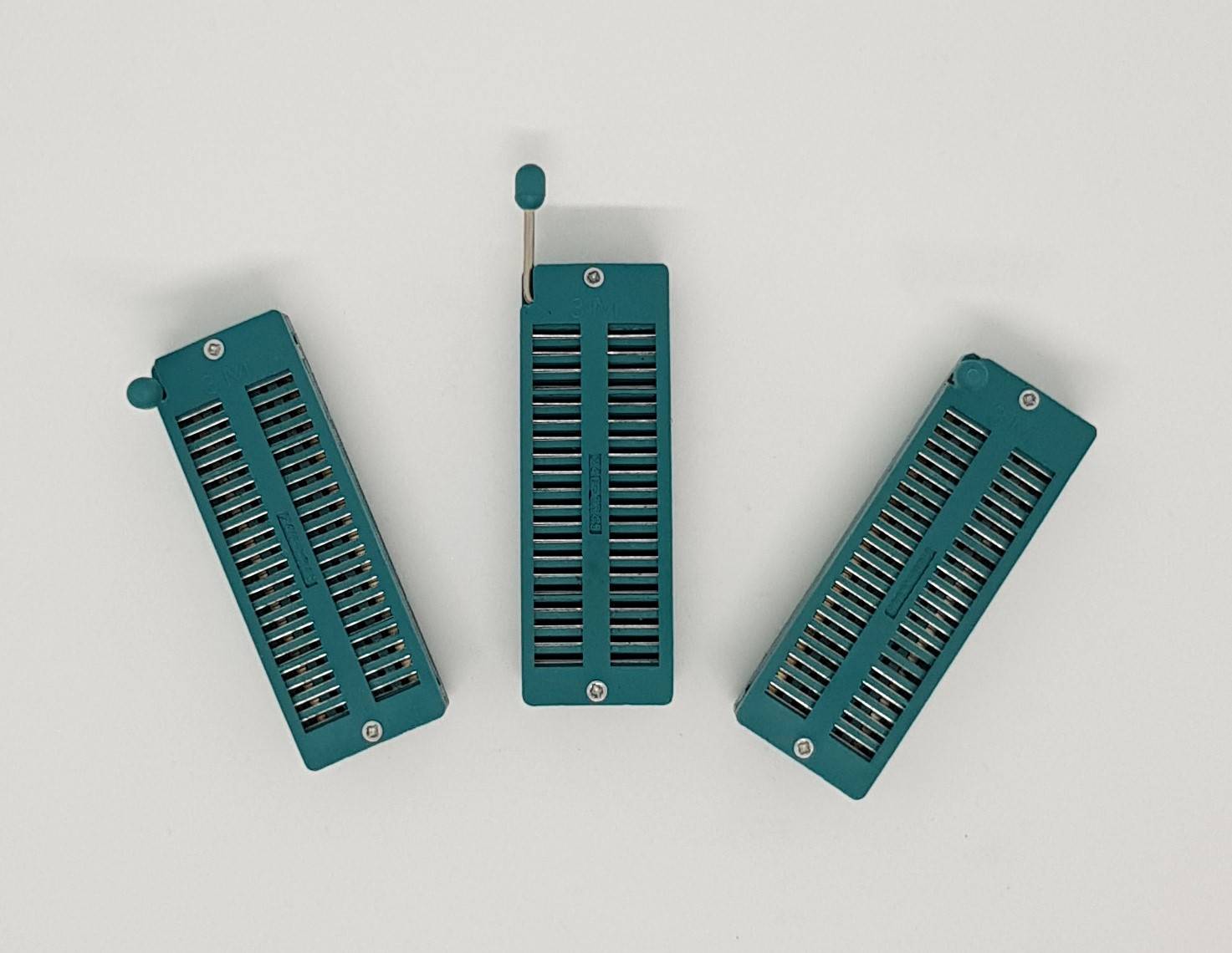 Socket ZIF DIP Per IC Test - 2 Pezzi 40 Pin | Universale Per Programmazione E Rimozione Circuiti Integrati