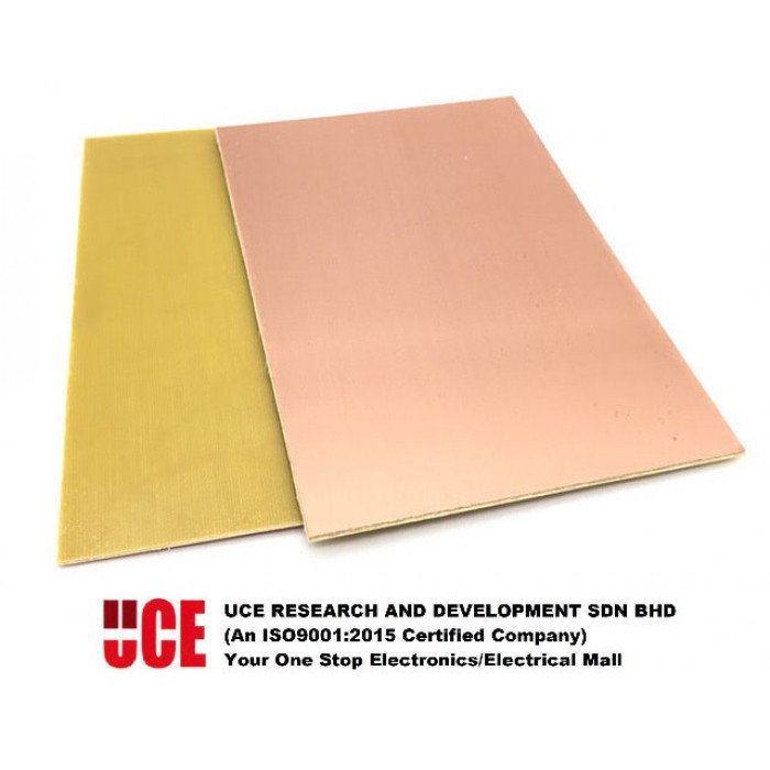 SINGLE SIDED COPPER CLAD PCB PRINTED CIRCUIT BOARD, FR4, 1.5MM, 15 x 10CM