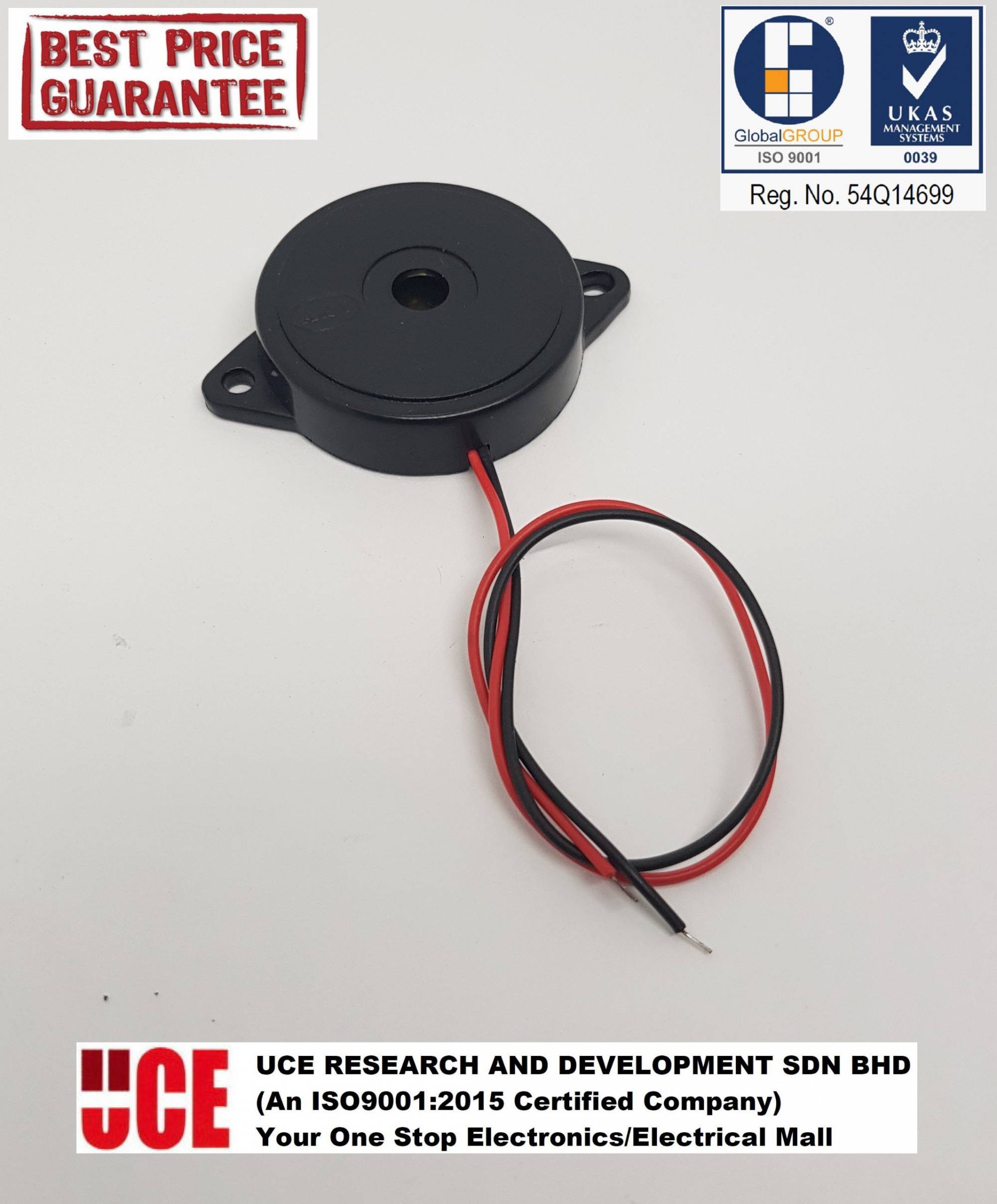 PIEZOELECTRIC BUZZER, PASSIVE TYPE, AT3527 / 3527