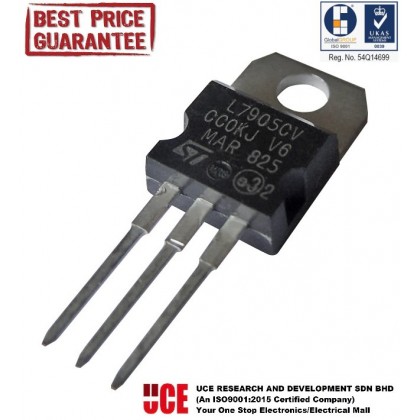 -5V VOLTAGE REGULATOR L7905CV / L7905 / LM7905