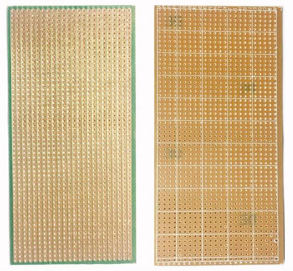 5 stuks Stripboard Veroboard vero Board 6.5x14.5cm 2.54mm pcb strikbord circuitboard plaat breadbord printplaat Prototype Platine