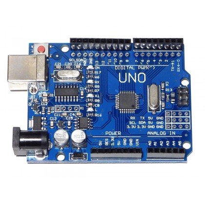 ARDUINO UNO R3 COMPATIBLE ATMEL ATMEGA328P CH340G DCC IMPROVED VERSION ...
