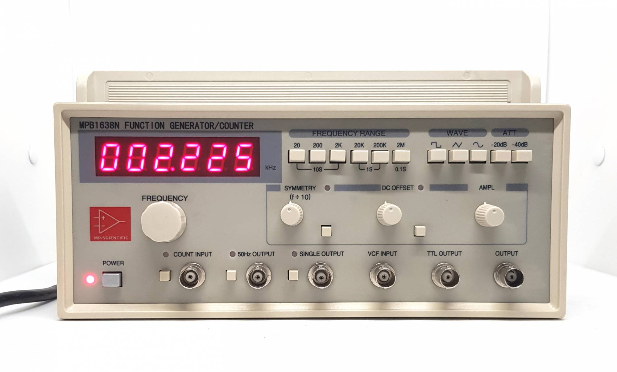 2MHz FUNCTION GENERATOR / FREQUENCY COUNTER