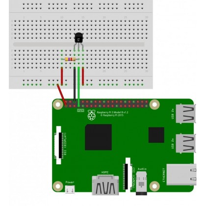 DS18B20 DIGITAL TEMPERATURE SENSOR THERMOMETER FOR ARDUINO, RASPBERRY ...