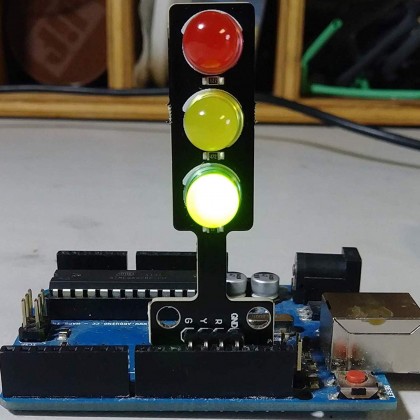 LED TRAFFIC LIGHT SIMULATION MODULE, 3.3V - 5V FOR ARDUINO, RASPBERRY ...