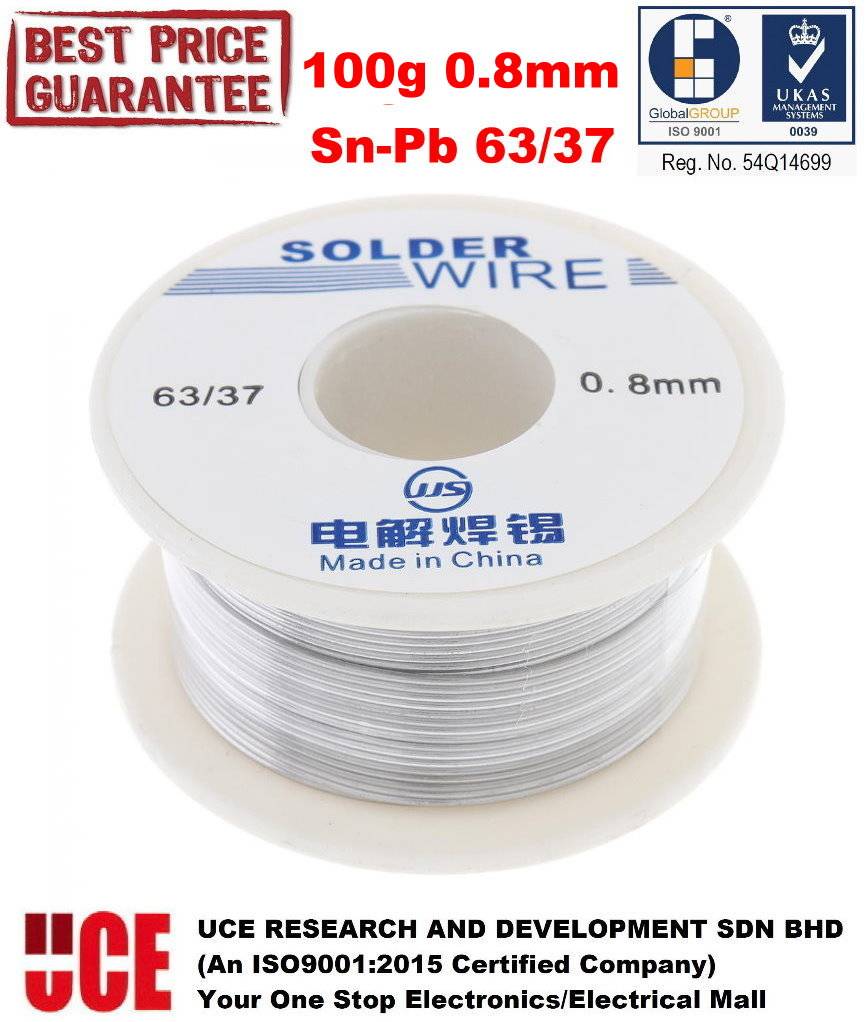 0.8MM 100G 63/37 SOLDERING ROSIN CORE SOLDER WIRE / SOLDER LEAD