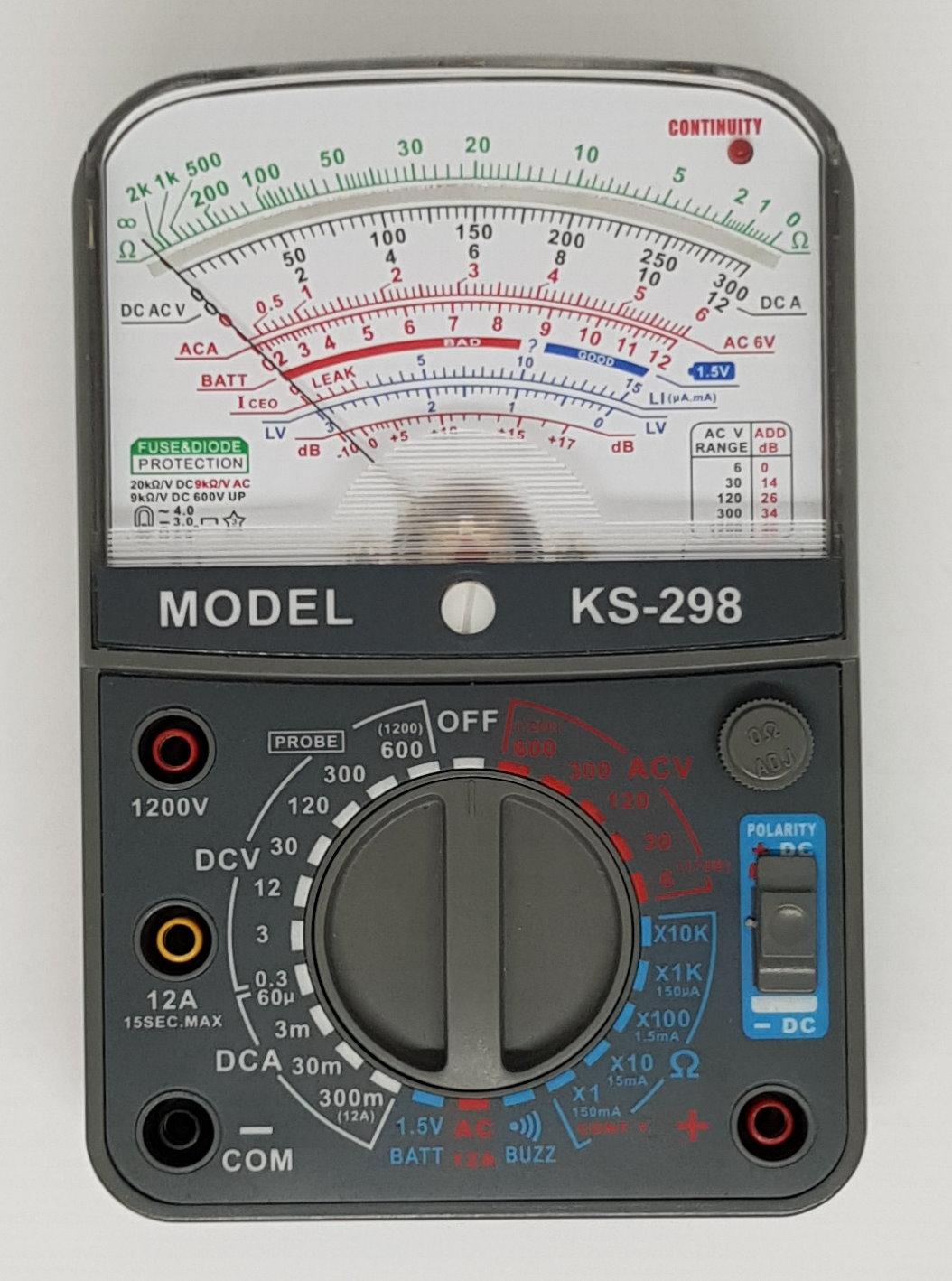 HIGH PERFORMANCE ANALOG MULTIMETER / ANALOG MULTITESTER / VOM METER