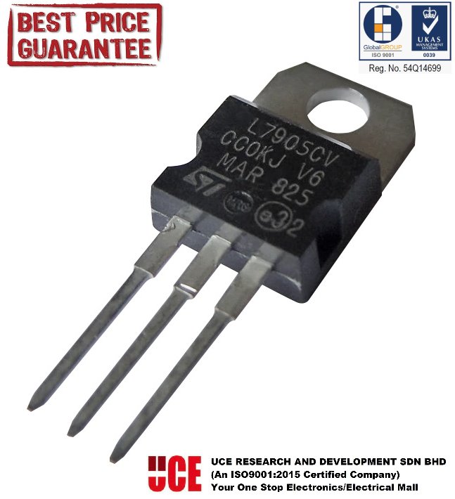 -5V VOLTAGE REGULATOR L7905CV / L7905 / LM7905